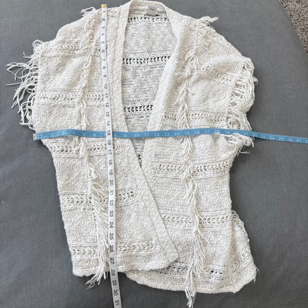 Ariat Open Knit Fringe Vest Cotton Western Boho Layering S CoastalCowgirl - Picture 8 of 8